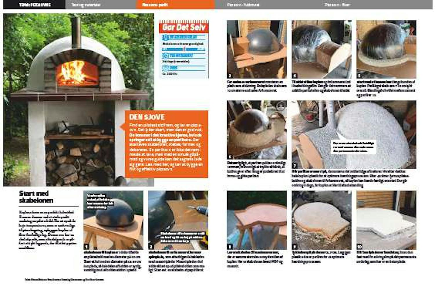 Pizzaovn af perlite Byg selv pizzaovn af perlite